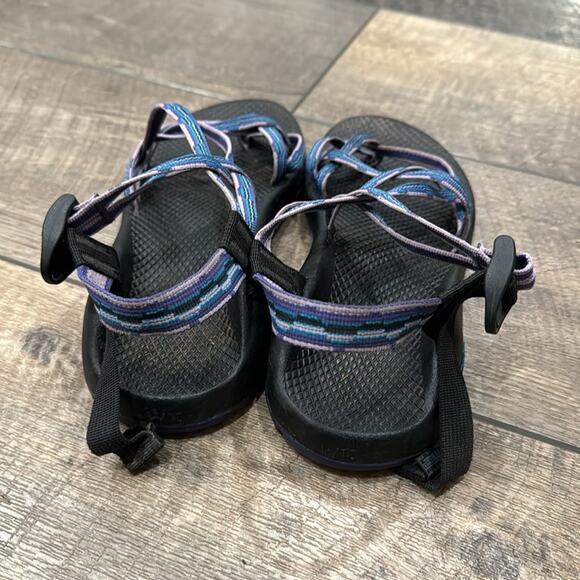 Chaco Women's ZX/2 Classic Sandal Purple Blue Size 10 - Picture 3 of 9
